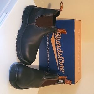 Blundstone Tasmania Australia leather steel toe boots